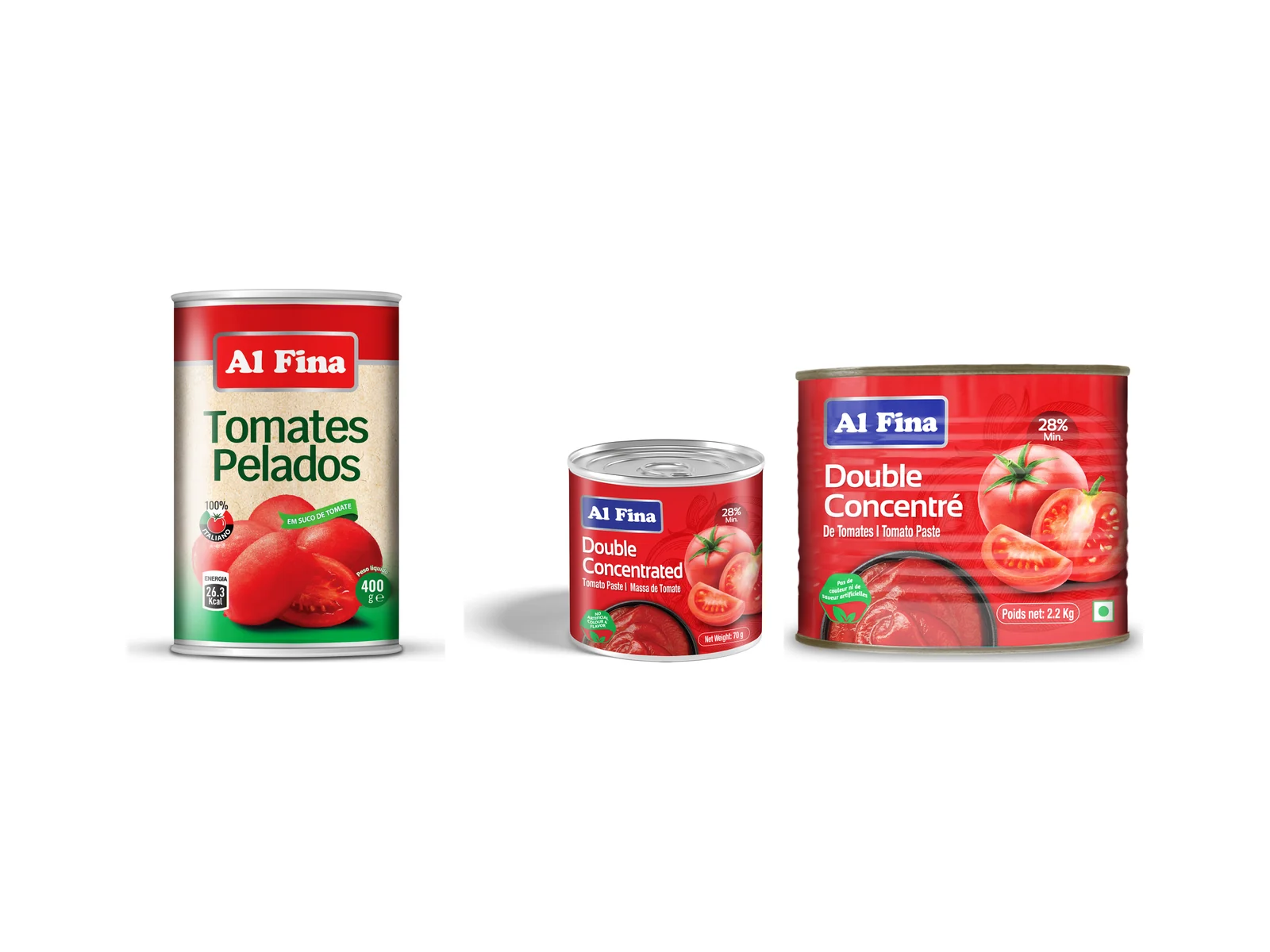Al Fina · Tomato paste and peeled tomatoes